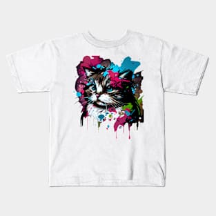 Splash Cat Kids T-Shirt